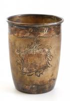 Ezüst (Ag) keresztelőkészlet díszdobozban, jelzett, nettó: 158g