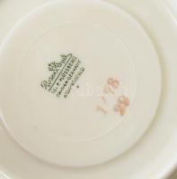 Rosenthal 4 személyes mokkáskészlet, aranyozott porcelán, jelzett, hibátlan
