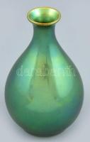 Zsolnay eozin mázas váza, jelzett, hibátlan, m: 12,5cm