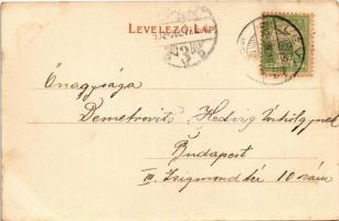 1902 Léva, Levice; Schoeller (Schöller) kastély. Dukesz Lipót kiadása / castle (fl)