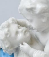 Puttós váza, porcelán, jelzett, hibátlan, m: 19cm