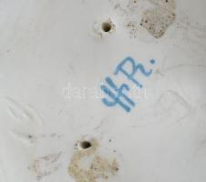 Puttós váza, porcelán, jelzett, hibátlan, m: 19cm