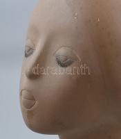 Feltehetően grúz női büszt, kerámia, jelzés nélkül, m: 35cm