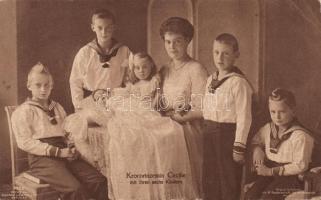 Duchess Cecilie of Mecklenburg-Schwerin, her children (Rb)