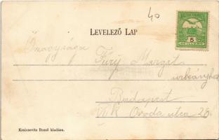 Budapest XVI. Mátyásföld, Mátyás király szálloda. Kraicsovits Rezső kiadása