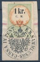 1854 1kr C.M. szép bélyegzéssel