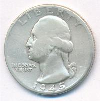 Amerikai Egyesült Államok 1945. 25c Ag T:2,2- kis patina
USA 1945. 25 Cents Ag C:XF,VF small patina...
