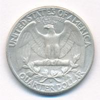 Amerikai Egyesült Államok 1961D 25c Ag T:1- kis karc
USA 1961D 25 Cents Ag C:AU small scratch
Krau...