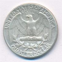 Amerikai Egyesült Államok 1962D 25c Ag T:1-,2 kis karc
USA 1962D 25 Cents Ag C:AU,XF small scratch
...