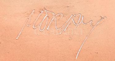 Morvay Zsuzsa (1946-): Királylány. Mázas fali kerámia, jelzett, hibátlan m: 23 cm