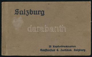 cca 1920 Salzburg 12 képet tartalmazó képeslapfüzet
