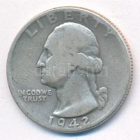 Amerikai Egyesült Államok 1942. 25c Ag T:2- patina, kis karc
USA 1942. 25 Cents Ag C:VF patina, sma...