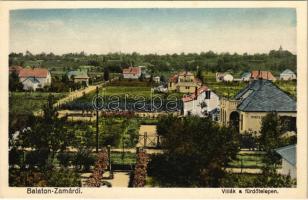 Zamárdi, Balaton-Zamárdi; Villák a fürdőtelepen. Schäffer Gyula felvétele