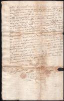 1734 Marosszéki (karácsonyfalvi [Nyárádkarácson] és cserefalvi) ülnökök magyar nyelvű tanúságlevele ...