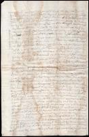 1753 Marosszéki ülnökök magyar nyelvű tanúságlevele néhai Jánosi György árvái és hagyatéka ügyében, ...