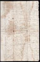 1753 Marosszéki ülnökök magyar nyelvű tanúságlevele néhai Jánosi György árvái és hagyatéka ügyében, ...