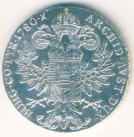 Ausztria 1780. SF Thaler Ag "Mária Terézia" újveret T:1/2