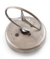 Régi Mercedes vízhűtő sapka / fedél, fém, kopott 8x11 cm