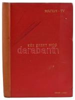 cca 1960-1970 Goethe: Kéz kezet mos (A bűnrészesek), írta: Horváth Tibor. Technikai forgatókönyv, Ma...