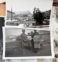 cca 1954-1971 Vegyes autós és közlekedési fotó, 63 db, változó állapotban, 6x6 cm és 9x14 cm közötti...
