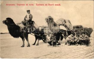 Astrakhan Khanate, Kyrgyz folklore on the frozen Volga river in winter (EK)