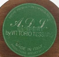 Vittorio Tessaro olasz műgyanta szobor jelzett hibátlan, m: 25cm