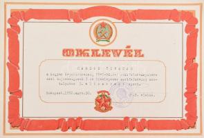 1950-1990 Kardos Tivadar sakkozó, sakkbíró, sakkfeladványszerző mester igazolványai, oklevelek, érme...