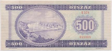 1980. 500Ft "E 578 058008" T:III szép papír
Adamo F42