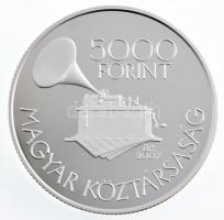 2007. 5000Ft Ag Kodály Zoltán kapszulában, műanyag dísztokban T:PP  Adamo EM211