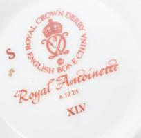 Royal Antoinette angol cukortartó és tejszín kiöntő matricás porcelán, jelzett, hibátlan