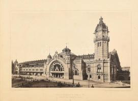 cca 1900-1930 Köln, Central-Bahnhof fotója, nyomat, 33x44 cm
