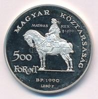 1990. 500Ft Ag "Mátyás király / Beatrix" T:PP fo.
Adamo EM113