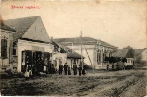 1909 Berettyószéplak, Bihar-Széplak, Széplak, Suplacu de Barcau; Miron János üzlete és saját kiadása / publishers shop (EK)