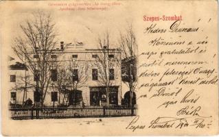 1901 Szepesszombat, Spisská Sobota; Genersich gyógyszertára Az őrangyalhoz. Tulajdonos levele és pecsétje / Apotheke zum Schutzengel / pharmacy. Owners letter (EK)