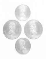 Kanada 1974. 5$ Ag "Montreali olimpia - Evezős" + 1974. 5$ Ag "Montreali olimpia - Ke...