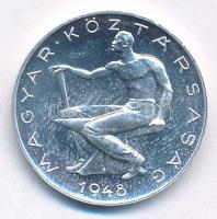 1948. 50f Al rozettával, Artex-veret T:1 
Hungary 1948. 50 Fillér Al Artex-restrike with rosette C:...