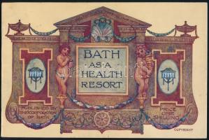 cca 1910 Bath (Anglia) as a health resort. Lawrence Wilson, képes füzet