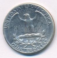 Amerikai Egyesült Államok 1962. 25c Ag T:2 patina
USA 1962. 25 Cents Ag C:XF patina
Krause KM#164