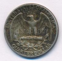 Amerikai Egyesült Államok 1964D 25c Ag T:2 patina
USA 1964D 25 Cents Ag C:XF patina
Krause KM#164