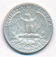 Amerikai Egyesült Államok 1964D 25c Ag T:2 patina
USA 1964D 25 Cents Ag C:XF patina
Krause KM#164