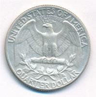 Amerikai Egyesült Államok 1964D 25c Ag T:2 patina
USA 1964D 25 Cents Ag C:XF patina
Krause KM#164