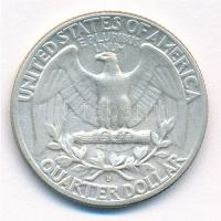 Amerikai Egyesült Államok 1964D 25c Ag T:2 patina
USA 1964D 25 Cents Ag C:XF patina
Krause KM#164