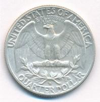 Amerikai Egyesült Államok 1964D 25c Ag T:2 patina, kis ü.
USA 1964D 25 Cents Ag C:XF patina, small ...