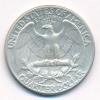 Amerikai Egyesült Államok 1964D 25c Ag T:2 patina
USA 1964D 25 Cents Ag C:XF patina
Krause KM#164