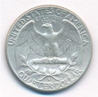 Amerikai Egyesült Államok 1964D 25c Ag T:2 patina, kis ü.
USA 1964D 25 Cents Ag C:XF patina, small ...