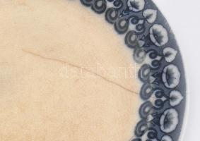 7 db süteményes tányér, fajansz, Brown-Westhead, Moore & Co. (BWM) Nagy Britannia, Cauldon Place...