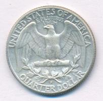 Amerikai Egyesült Államok 1964D 25c Ag T:2,2- patina, kis karc
USA 1964D 25 Cents Ag C:XF,VF patina...