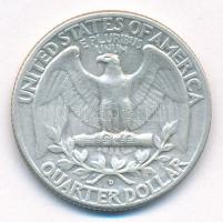 Amerikai Egyesült Államok 1961D 25c Ag T:2 patina
USA 1961D 25 Cents Ag C:XF patina
Krause KM#164