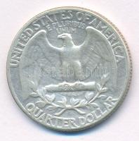 Amerikai Egyesült Államok 1961. 25c Ag T:2 patina
USA 1961. 25 Cents Ag C:XF patina
Krause KM#164