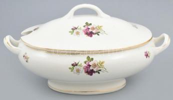 Gránit leveses tál. Matricás, jelzett, hibátlan. 36x21 cm